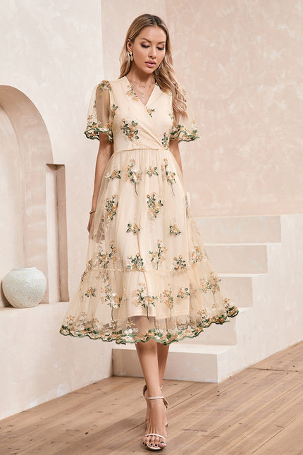 Robe Trapèze Florale Chic - gallery 1