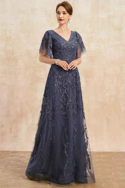 Robe Trapèze Élégance Tulle Cristal - gallery 4