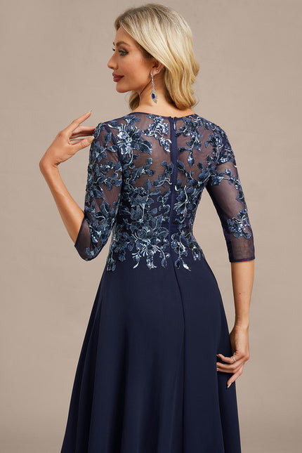 Robe Trapèze Élégance Marine Chic - gallery 7