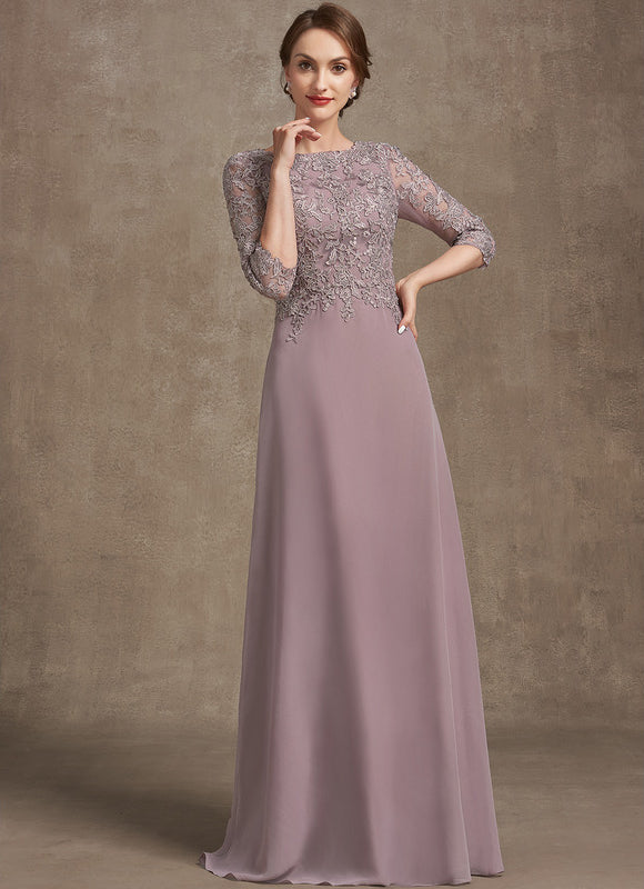 Robe Trapèze Élegante Lavande - gallery 4