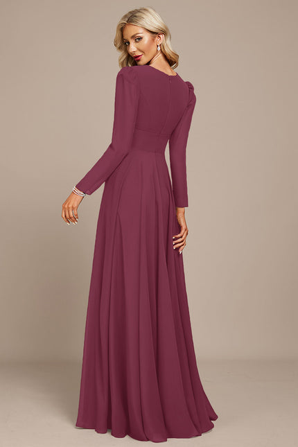 Robe Trapèze Gris Flottant - gallery 7