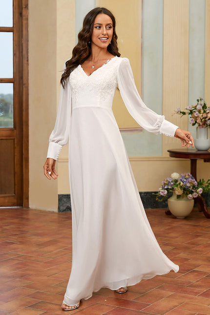 Robe Trapèze Éthérée Lumineuse - gallery 3