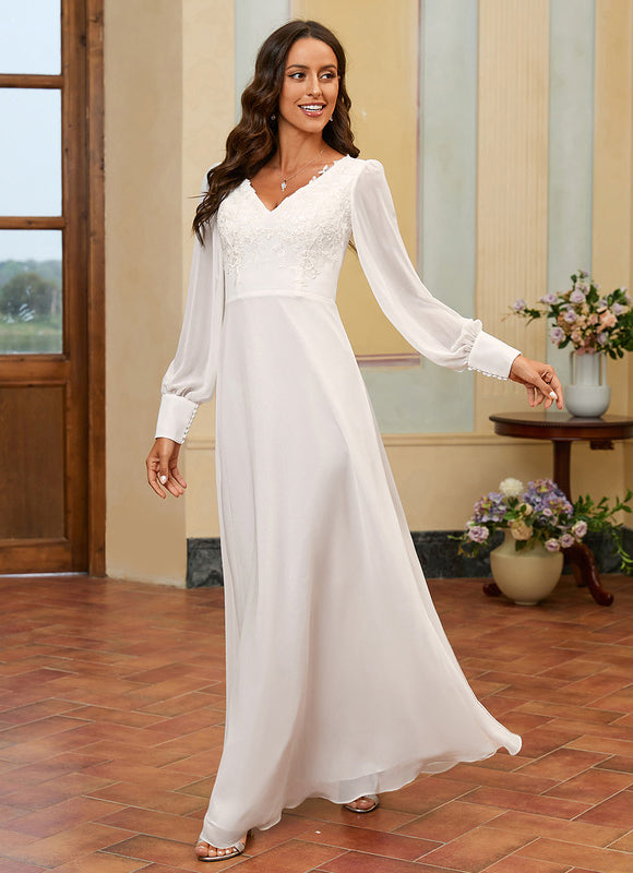 Robe Trapèze Éthérée Lumineuse - gallery 3