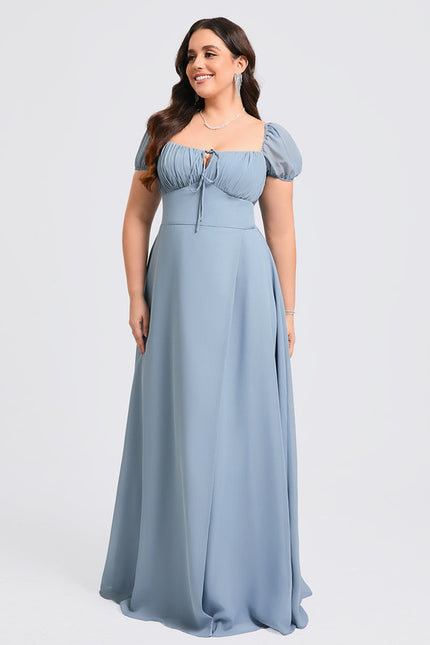 Robe Trapèze Flottante Aqua - gallery 8