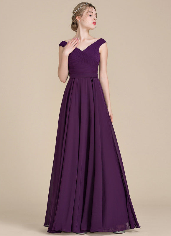 Robe Trapèze Sérénade Violette - gallery 2
