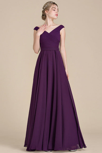 Robe Trapèze Sérénade Violette - gallery 2