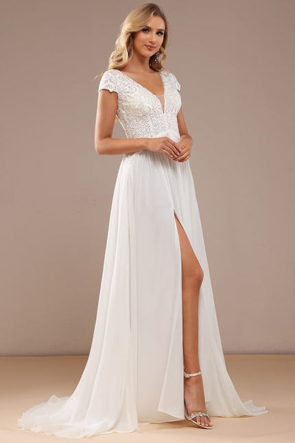 Robe Trapèze Éthérée Satinée - gallery 5