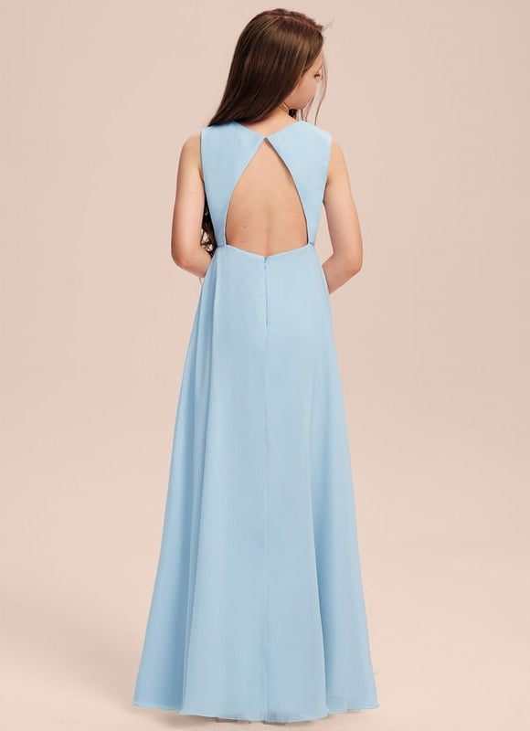 Robe Trapèze Bordeaux Flottante - gallery 2
