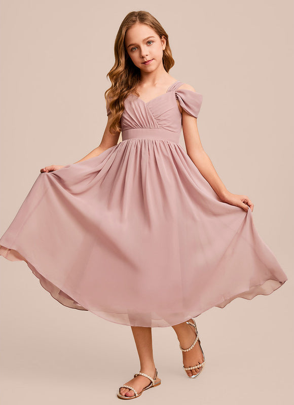 Robe Trapèze Satin Éthéré - gallery 2