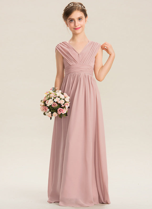 Robe Trapèze Mousseline Sable