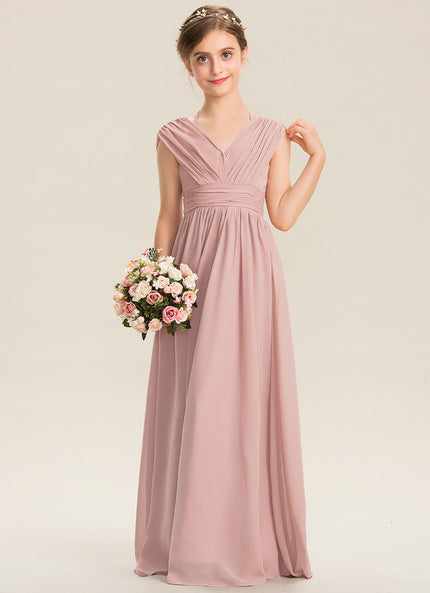 Robe Trapèze Mousseline Sable