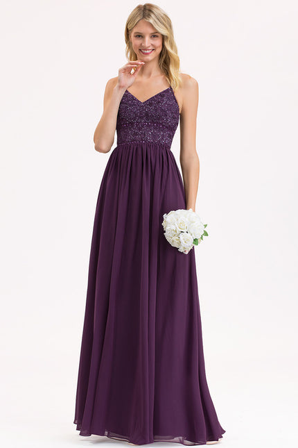 Robe Trapèze Violet Enchanté - gallery 3