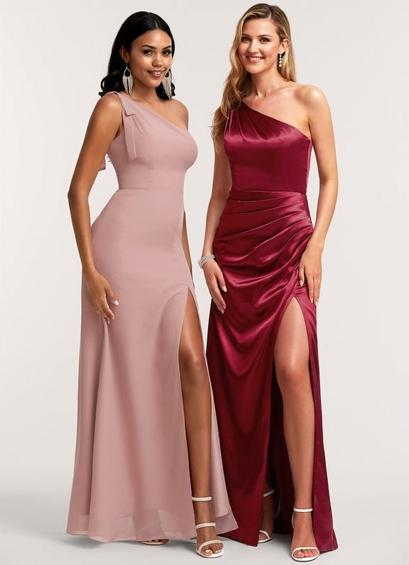 Robe Trapèze Rouge Satiné Chic - gallery 5