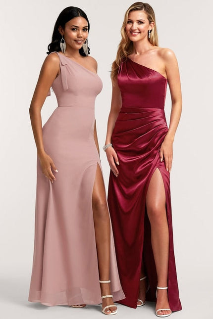 Robe Trapèze Rouge Satiné Chic - gallery 5