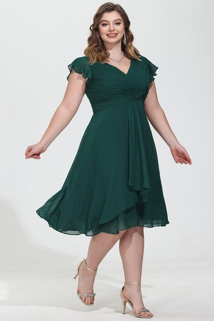 Robe Trapèze Drapé Élégant Chic - gallery 8