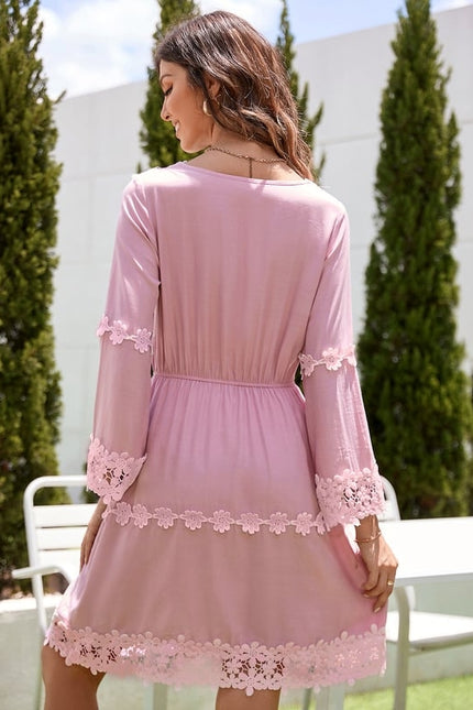 Robe Trapèze Fuchsia Chic - gallery 4