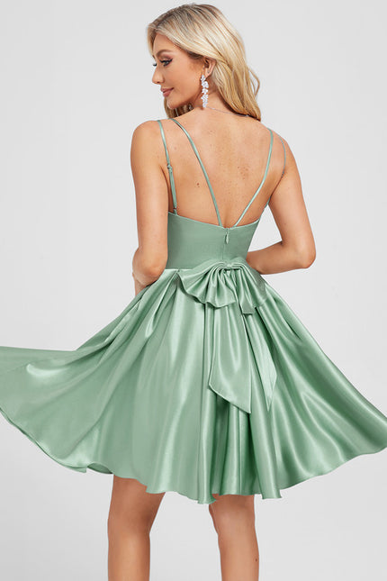 Robe Trapèze Émeraude Joyeuse - gallery 4