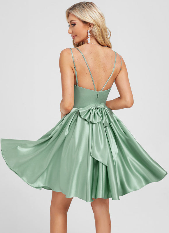 Robe Trapèze Émeraude Joyeuse - gallery 4