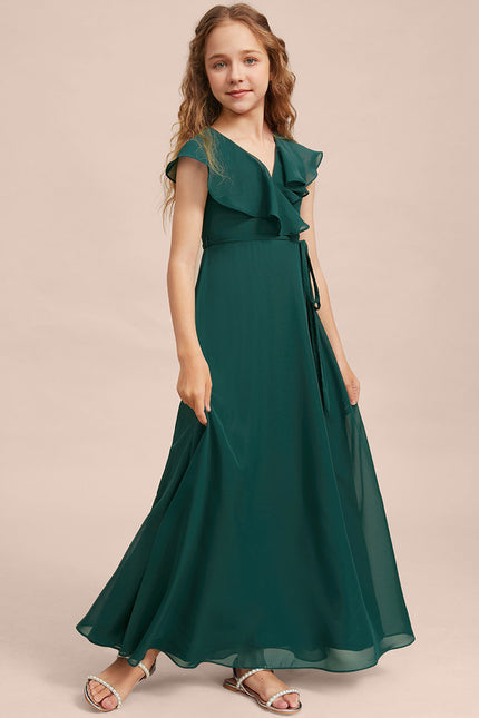 Robe Trapèze Vert Doux Éclat - gallery 6