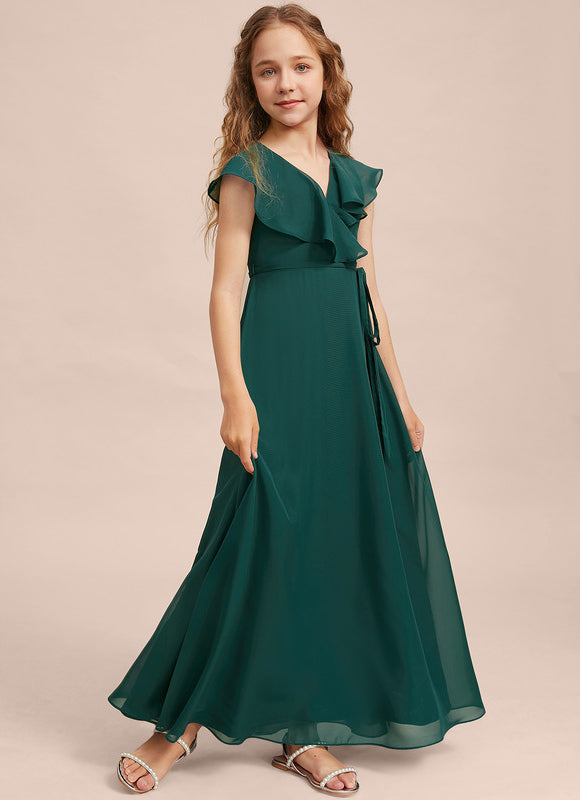 Robe Trapèze Vert Doux Éclat - gallery 6