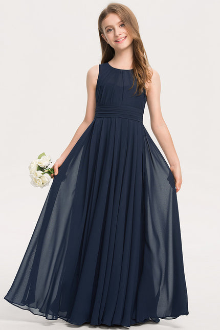 Robe Trapèze Bleu Doux Éclat