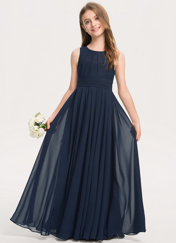 Robe Trapèze Bleu Doux Éclat