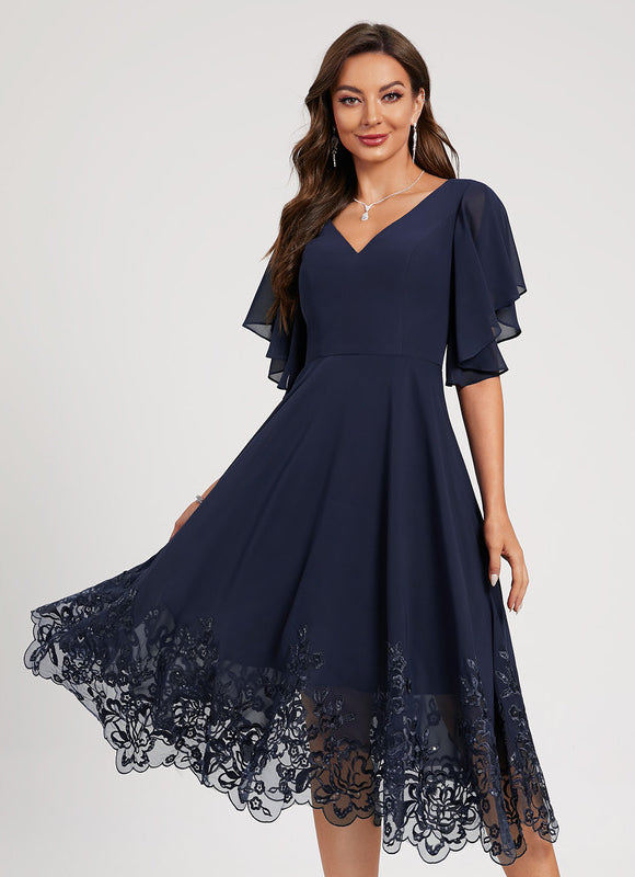 Robe Trapèze Danse Étoilée