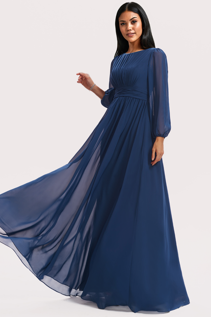Robe Trapèze Élégance Aquatique