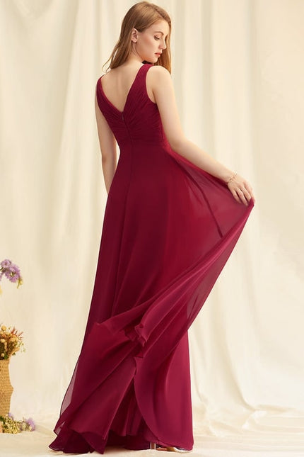 Robe Trapèze Bordeaux Élégance - gallery 7