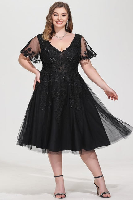 Robe Trapèze Élégance Mystérieuse - gallery 9