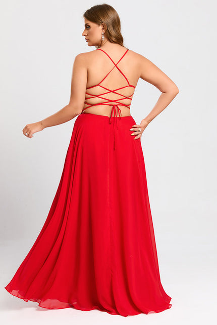 Robe Trapèze Élégance Rubis - gallery 7