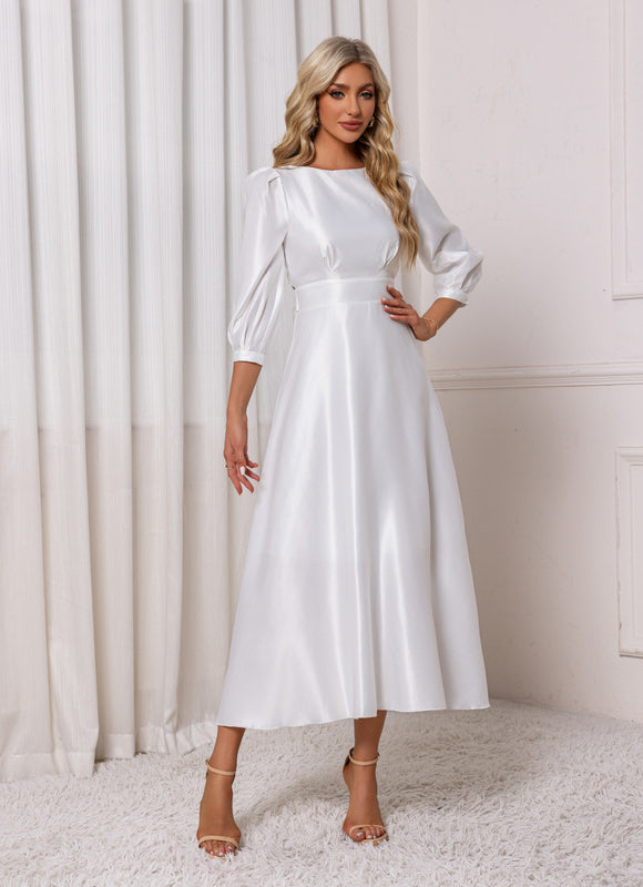 Robe Trapèze Midi Lumineuse - gallery 2