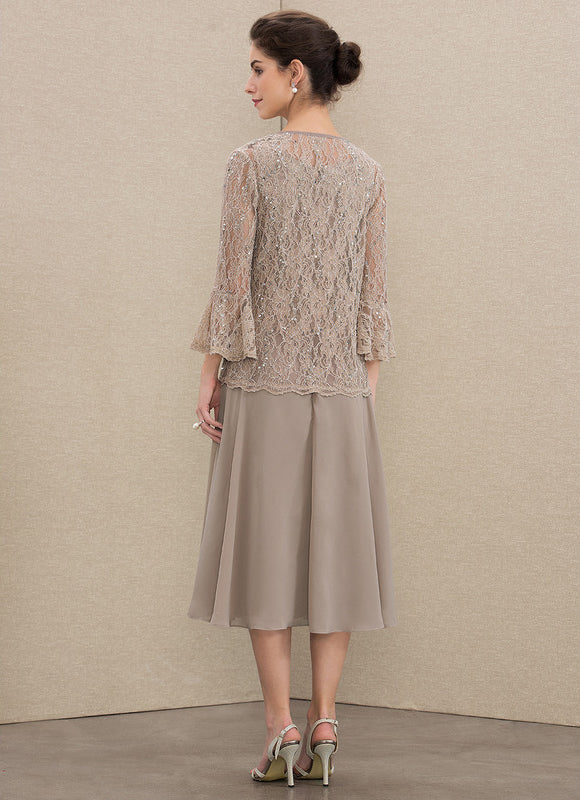 Robe Trapèze Éclat De Velours - gallery 4