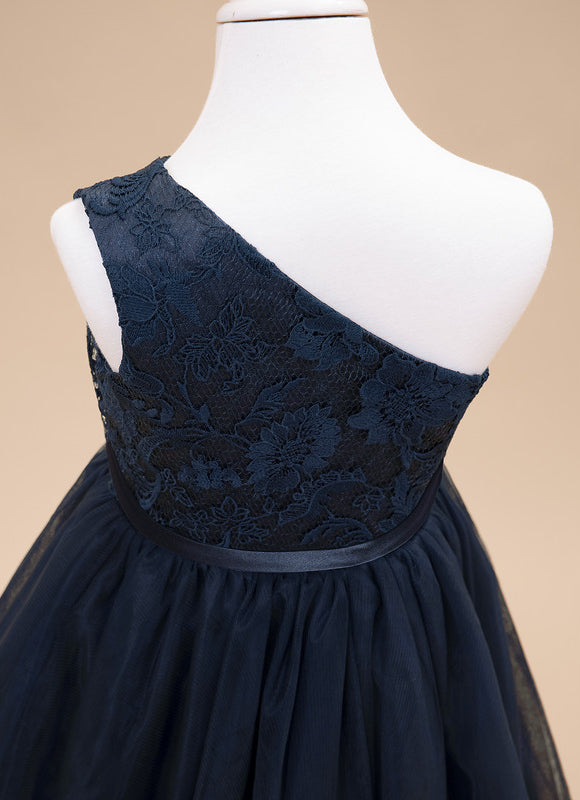 Robe Trapèze Tulle Asymétrique - gallery 7