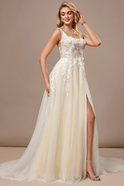 Robe Trapèze Tulle Élégante - gallery 3