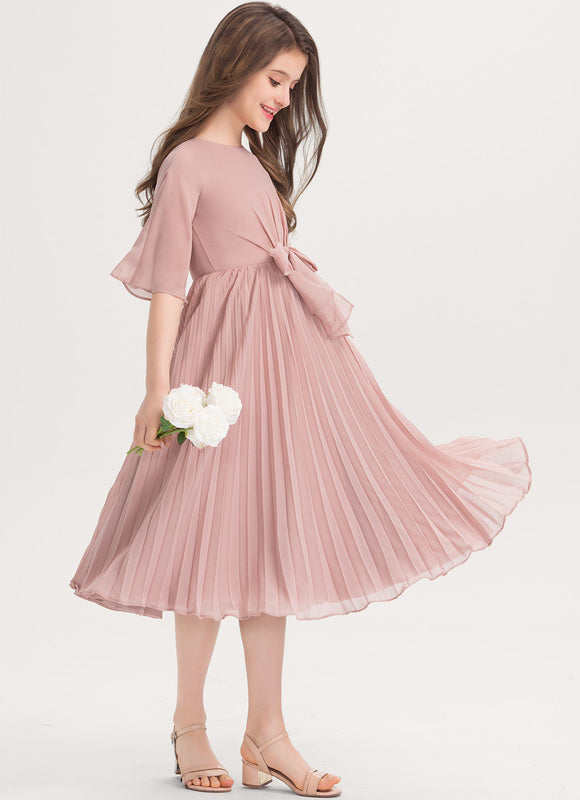 Robe Trapèze Mousseline Chic