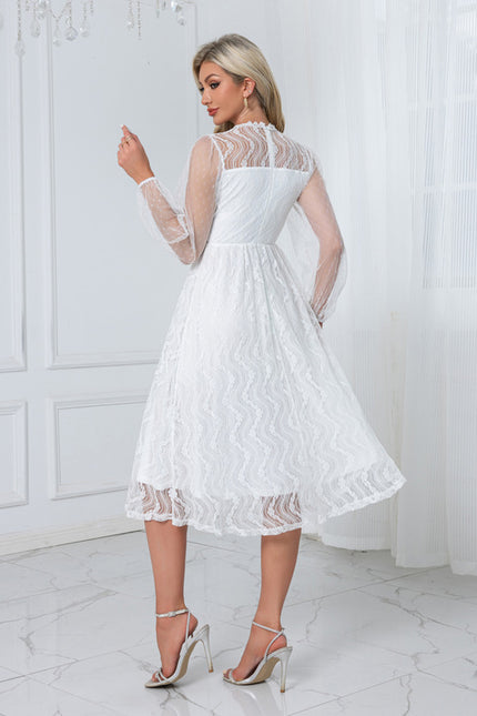 Robe Dentelle Trapeze - gallery 2