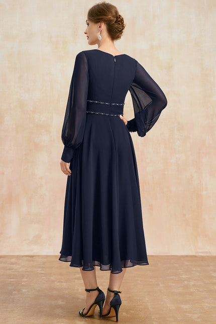 Robe Trapèze Éclat De Vague - gallery 5