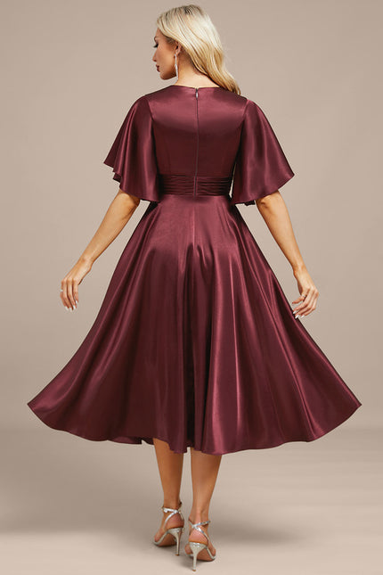 Robe Trapèze Chic Pour Mariage Grande Taille - gallery 6