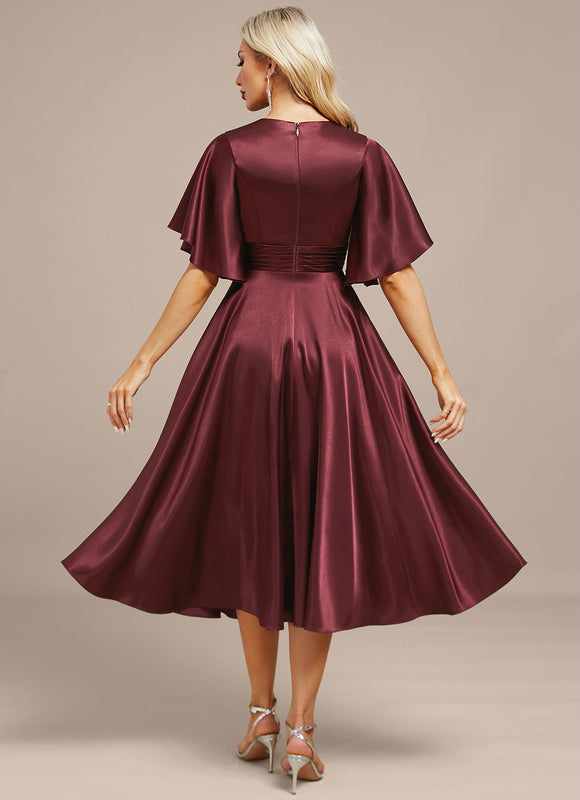 Robe Trapèze Chic Pour Mariage Grande Taille - gallery 6
