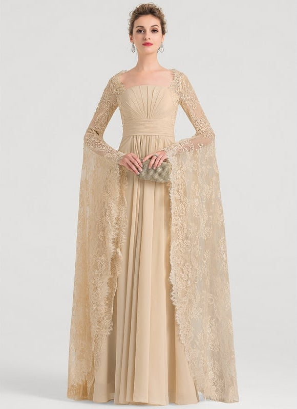 Robe Trapèze Voile Éthéré - gallery 1