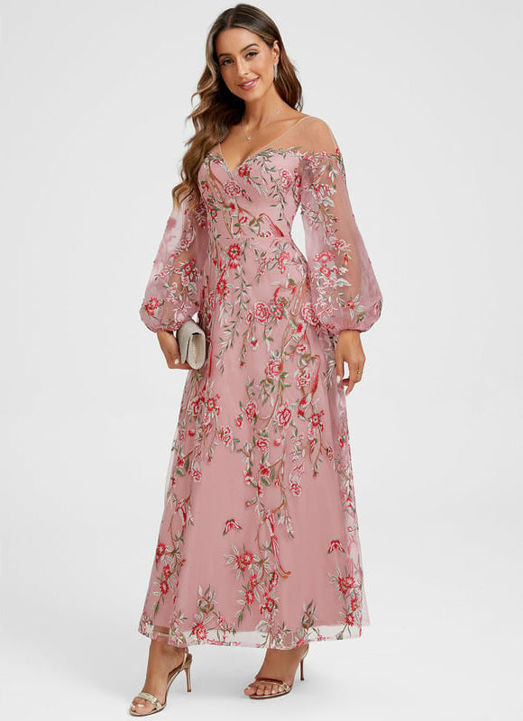 Robe Trapèze Éthérée Noire - gallery 6