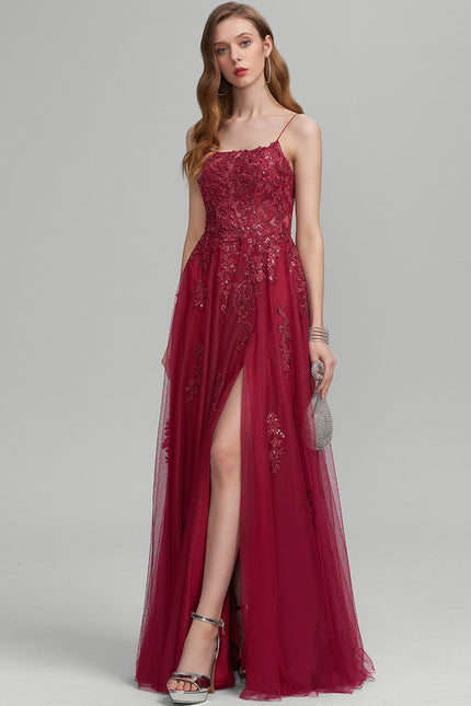 Robe Trapèze Rubis Éthérée - gallery 4