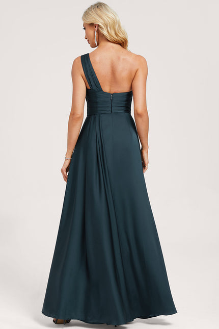 Robe Trapèze Élégance Asymétrique Satinée - gallery 4