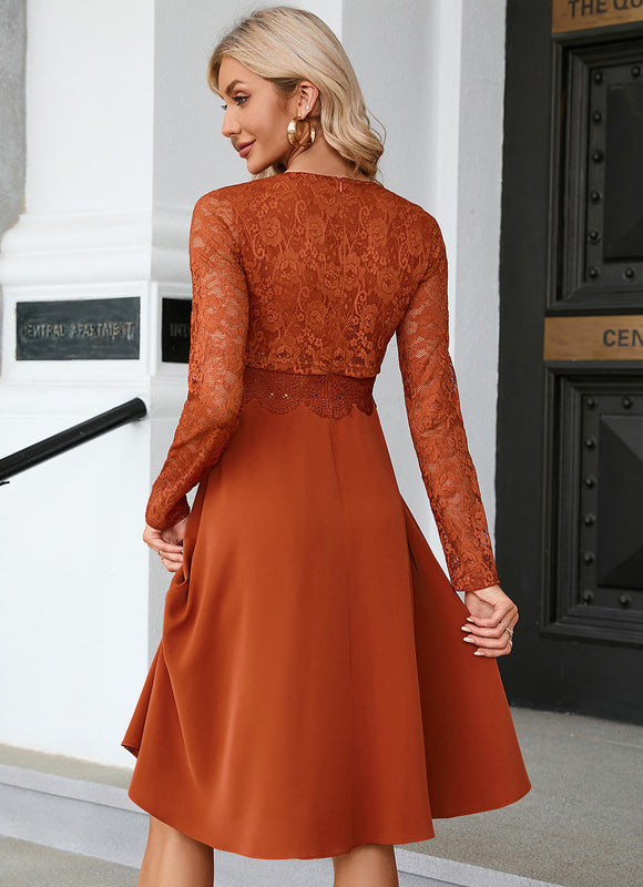 Robe Trapèze Chaleur Évoquée - gallery 2