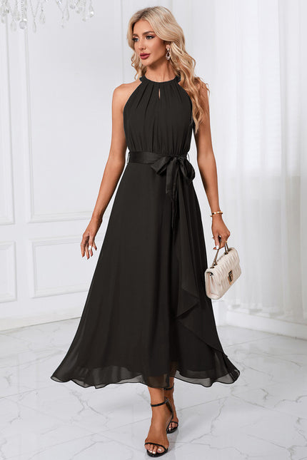 Robe Trapèze Chiffon Maxi - gallery 6