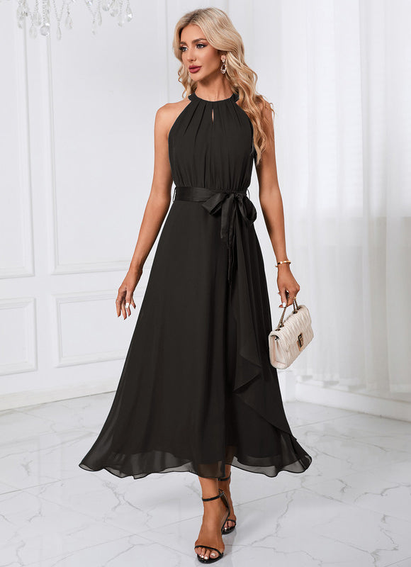 Robe Trapèze Chiffon Maxi - gallery 6