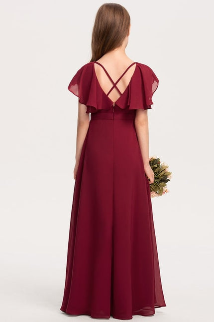 Robe Trapèze Bleu Céleste Aérien - gallery 3