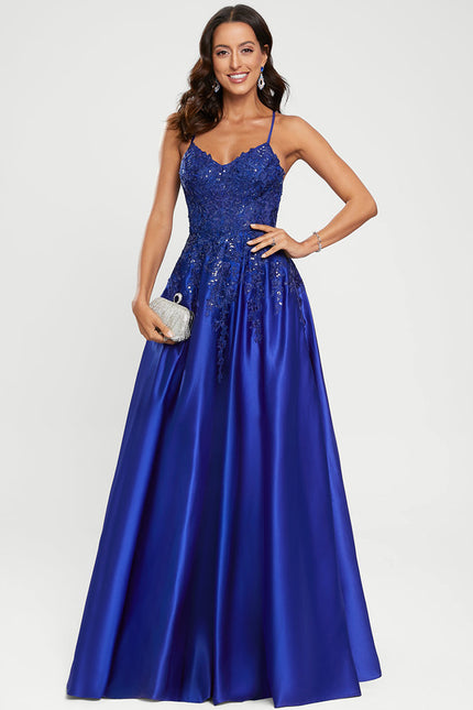 Robe Trapèze Satinée Éblouissante - gallery 9