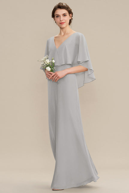 Robe Trapèze Gris Flottant